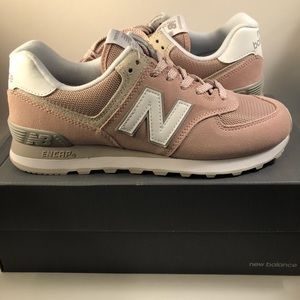 NEW Sz 9 Womens New Balance WL574 Rose Pink